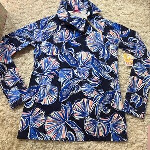 Lilly Pulitzer Women's Booker Popover Bright Navy